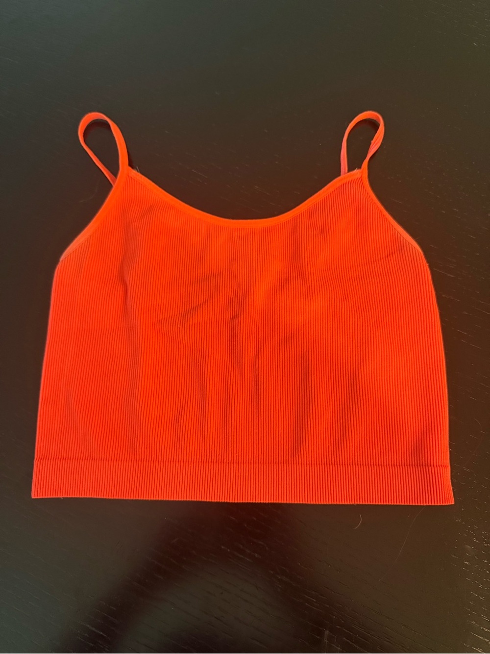wild fable Orange Ribbed Cami Top